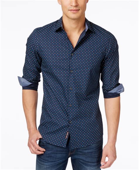 michael kors style mens dress shirt 141194|Michael Kors men's tops.